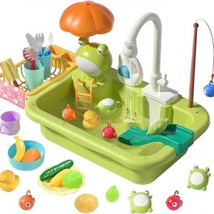 Kitchen sink fishing toys